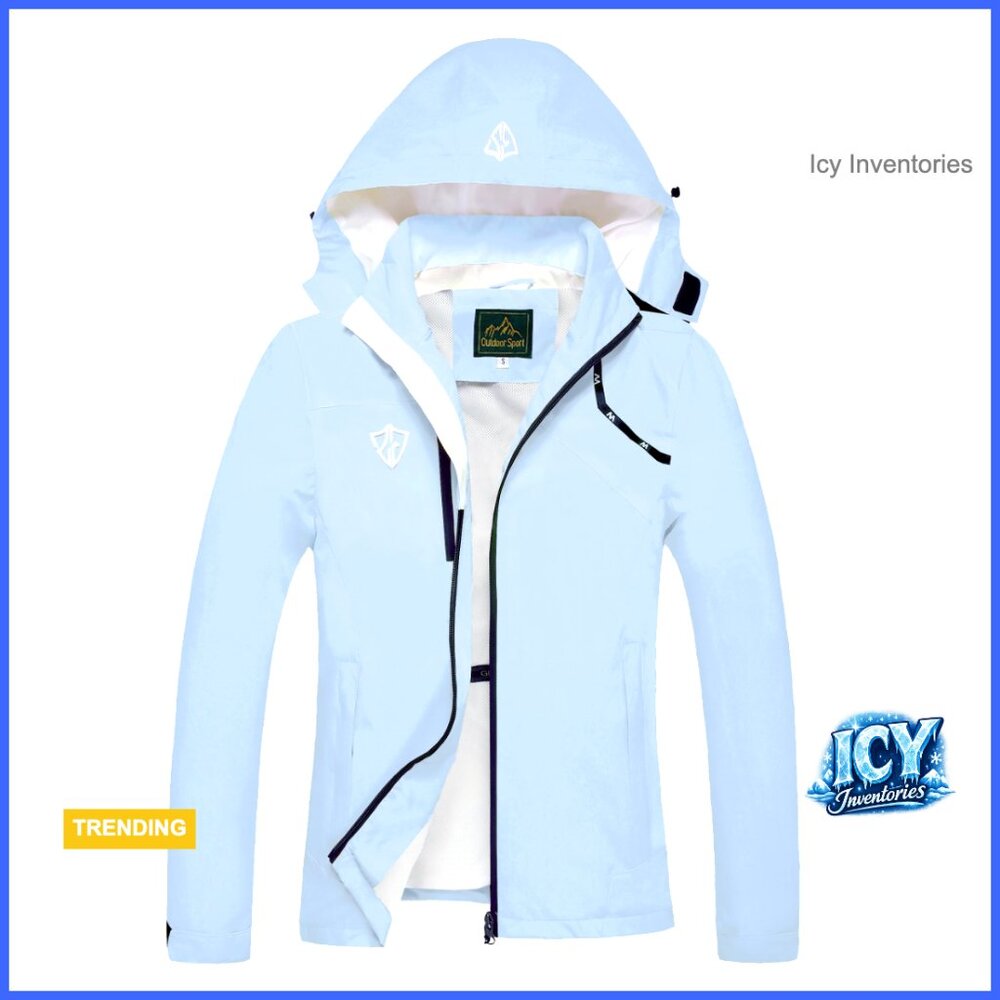 Waterproof Windproof Lightweight Packable Rain Ja… - image 1